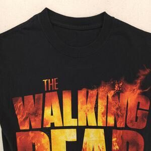 The Walking Dead Crew Neck Short Sleeve Graphic T-Shirt Mens Size S Black